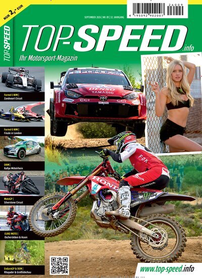 Titelbild der Ausgabe 9/2026 von Top Speed. Diese Zeitschrift und viele weitere Automagazine und Motorradzeitschriften als Abo oder epaper bei United Kiosk online kaufen.