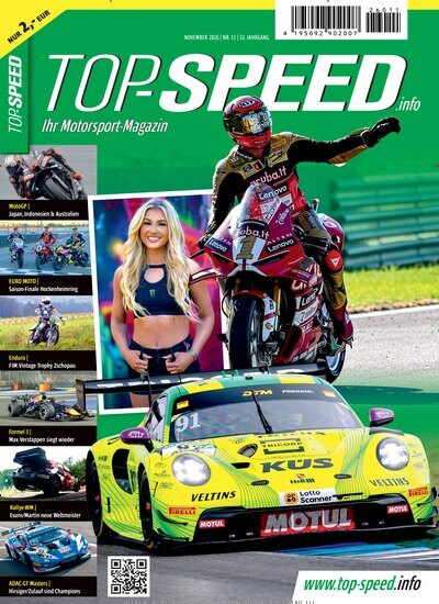 Titelbild der Ausgabe 11/2026 von Top Speed. Diese Zeitschrift und viele weitere Automagazine und Motorradzeitschriften als Abo oder epaper bei United Kiosk online kaufen.