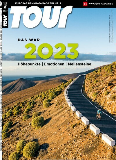 Titelbild der Ausgabe 13/2023 von Tour. Diese Zeitschrift und viele weitere Sportmagazine als Abo oder epaper bei United Kiosk online kaufen.