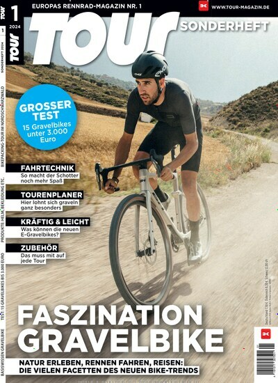 Titelbild der Ausgabe 1/2024 von Tour Sonderheft. Diese Zeitschrift und viele weitere Sportmagazine als Abo oder epaper bei United Kiosk online kaufen.