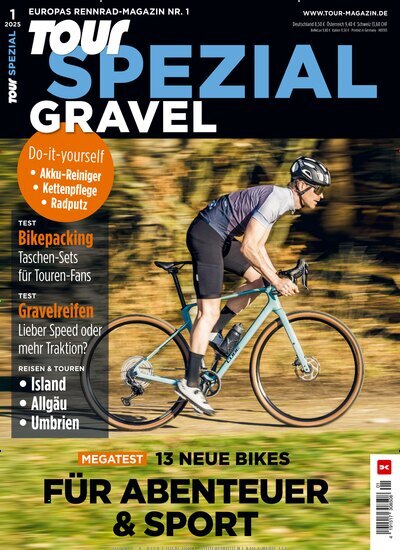 Titelbild der Ausgabe 1/2025 von Tour Sonderheft. Diese Zeitschrift und viele weitere Sportmagazine als Abo oder epaper bei United Kiosk online kaufen.