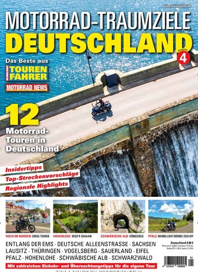 Titelbild der Ausgabe 1/2026 von Tourenfahrer Sonderheft. Diese Zeitschrift und viele weitere Automagazine und Motorradzeitschriften als Abo oder epaper bei United Kiosk online kaufen.