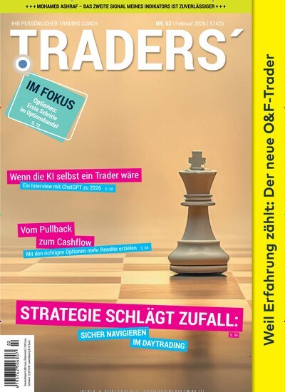 Titelbild der Ausgabe 2/2026 von Traders. Diese Zeitschrift und viele weitere Wirtschaftsmagazine und Politikmagazine als Abo oder epaper bei United Kiosk online kaufen.