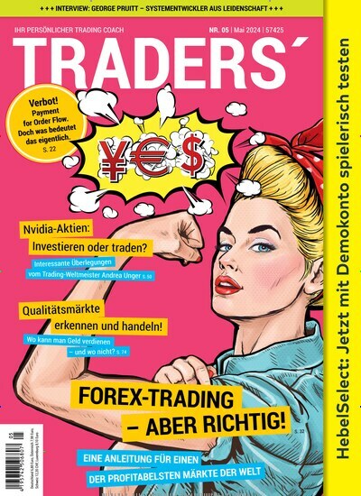 Titelbild der Ausgabe 5/2024 von Traders. Diese Zeitschrift und viele weitere Wirtschaftsmagazine und Politikmagazine als Abo oder epaper bei United Kiosk online kaufen.