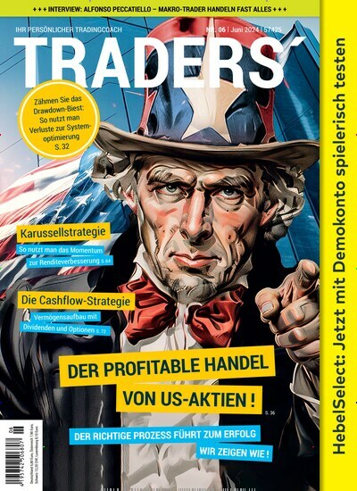 Titelbild der Ausgabe 6/2024 von Traders. Diese Zeitschrift und viele weitere Wirtschaftsmagazine und Politikmagazine als Abo oder epaper bei United Kiosk online kaufen.