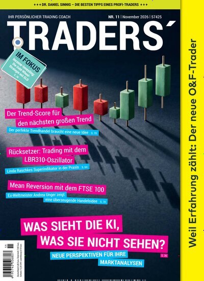 Titelbild der Ausgabe 11/2026 von Traders. Diese Zeitschrift und viele weitere Wirtschaftsmagazine und Politikmagazine als Abo oder epaper bei United Kiosk online kaufen.