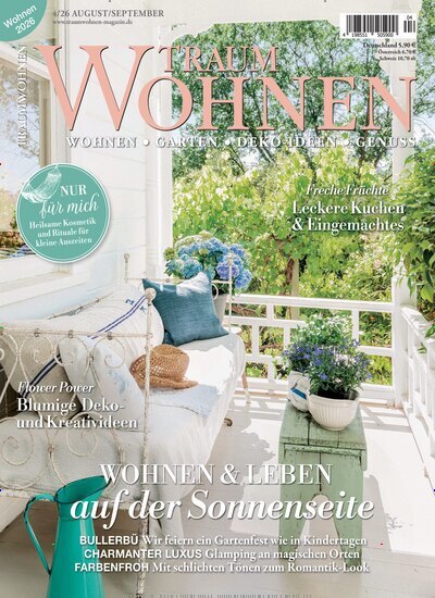 Titelbild der Ausgabe 4/2026 von Traumwohnen. Diese Zeitschrift und viele weitere Gartenzeitschriften und Wohnzeitschriften als Abo oder epaper bei United Kiosk online kaufen.