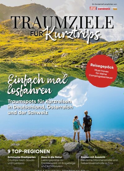 Titelbild der Ausgabe 1/2025 von Traumziele für Camper Special. Diese Zeitschrift und viele weitere Automagazine und Motorradzeitschriften als Abo oder epaper bei United Kiosk online kaufen.