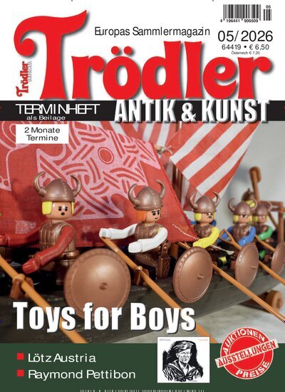 Titelbild der Ausgabe 5/2026 von Trödler. Diese Zeitschrift und viele weitere Reisemagazine, Freizeitmagazine und Wissensmagazine als Abo oder epaper bei United Kiosk online kaufen.
