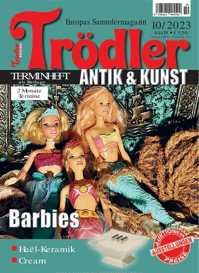 Titelbild der Ausgabe 10/2023 von Trödler. Diese Zeitschrift und viele weitere Reisemagazine, Freizeitmagazine und Wissensmagazine als Abo oder epaper bei United Kiosk online kaufen.