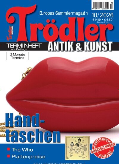 Titelbild der Ausgabe 10/2026 von Trödler. Diese Zeitschrift und viele weitere Reisemagazine, Freizeitmagazine und Wissensmagazine als Abo oder epaper bei United Kiosk online kaufen.