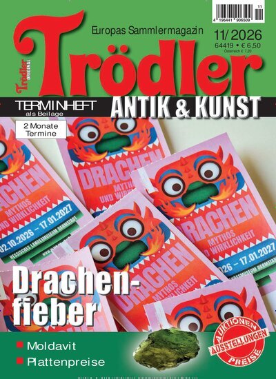 Titelbild der Ausgabe 11/2026 von Trödler. Diese Zeitschrift und viele weitere Reisemagazine, Freizeitmagazine und Wissensmagazine als Abo oder epaper bei United Kiosk online kaufen.