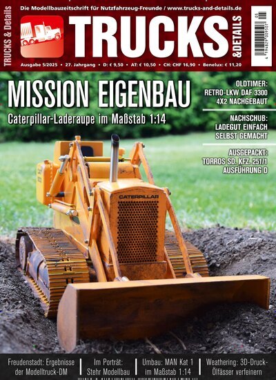 Titelbild der Ausgabe 5/2025 von Trucks & Details. Diese Zeitschrift und viele weitere Reisemagazine, Freizeitmagazine und Wissensmagazine als Abo oder epaper bei United Kiosk online kaufen.