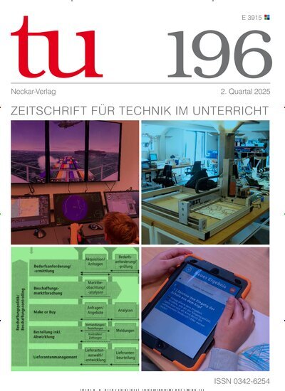 Titelbild der Ausgabe 196/2025 von tu - Technik im Unterricht. Diese Zeitschrift und viele weitere Zeitschriften für Pädagogik als Abo oder epaper bei United Kiosk online kaufen.