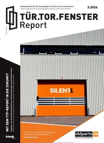 Titelbild der Ausgabe 3/2026 von Tür Tor Fenster Report. Diese Zeitschrift und viele weitere Industriemagazine und Handwerkmagazine als Abo oder epaper bei United Kiosk online kaufen.
