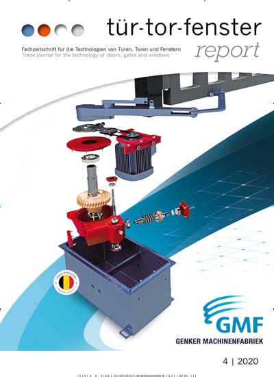 Titelbild der Ausgabe 4/2020 von tür-tor-fenster-report. Diese Zeitschrift und viele weitere Industriemagazine und Handwerkmagazine als Abo oder epaper bei United Kiosk online kaufen.