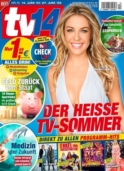 Titelbild der Ausgabe 13/2025 von TV 14. Diese Zeitschrift und viele weitere Programmzeitschriften als Abo oder epaper bei United Kiosk online kaufen.