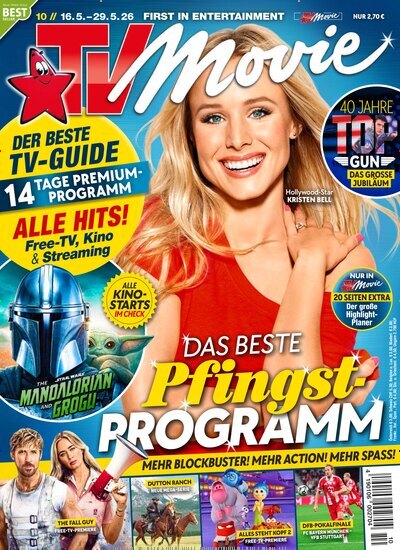 Titelbild der Ausgabe 10/2026 von TV Movie. Diese Zeitschrift und viele weitere Programmzeitschriften als Abo oder epaper bei United Kiosk online kaufen.