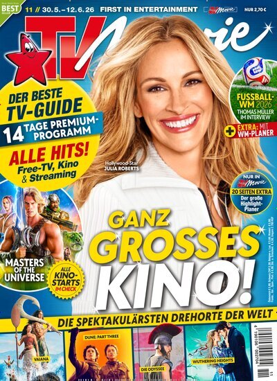 Titelbild der Ausgabe 11/2026 von TV Movie. Diese Zeitschrift und viele weitere Programmzeitschriften als Abo oder epaper bei United Kiosk online kaufen.