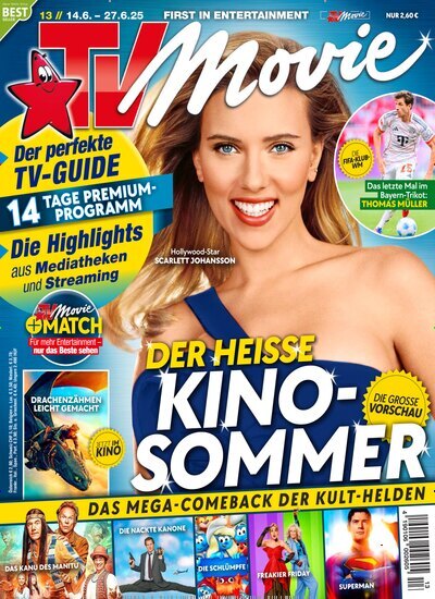 Titelbild der Ausgabe 13/2025 von TV Movie. Diese Zeitschrift und viele weitere Programmzeitschriften als Abo oder epaper bei United Kiosk online kaufen.