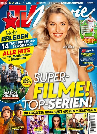 Titelbild der Ausgabe 17/2026 von TV Movie. Diese Zeitschrift und viele weitere Programmzeitschriften als Abo oder epaper bei United Kiosk online kaufen.