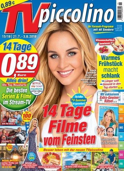 TVpiccolino Kombi-Abo aktuelles Titelbild Ausgabe 15/2018 Aktuelles Titelbild von TVpiccolino Kombi-Abo. Entdecken Sie jetzt die Ausgabe 15/2018. Lesen Sie gerne Programmzeitschriften? Dann empfehlen wir Ihnen TVpiccolino Kombi-Abo als Kombi-Abo zum Lesen als gedruckte Ausgabe, als digitale Ausgabe im Web und als epaper per App.