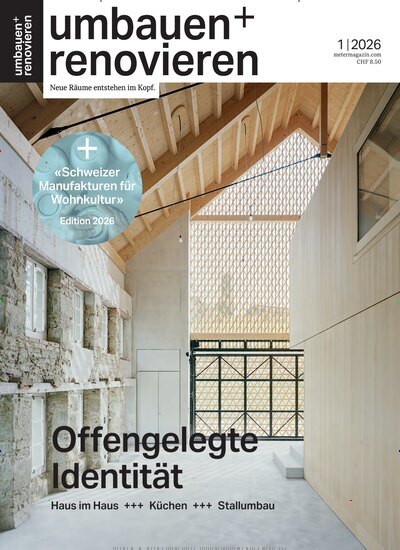 Titelbild der Ausgabe 1/2026 von Umbauen + Renovieren. Diese Zeitschrift und viele weitere Gartenzeitschriften und Wohnzeitschriften als Abo oder epaper bei United Kiosk online kaufen.