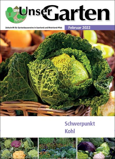 Titelbild der Ausgabe 2/2022 von Unser Garten. Diese Zeitschrift und viele weitere Gartenzeitschriften und Wohnzeitschriften als Abo oder epaper bei United Kiosk online kaufen.