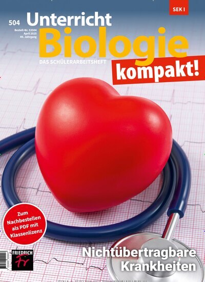 Titelbild der Ausgabe 504/2025 von Unterricht Biologie. Diese Zeitschrift und viele weitere Zeitschriften für Pädagogik als Abo oder epaper bei United Kiosk online kaufen.