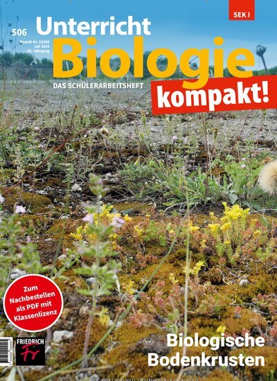 Titelbild der Ausgabe 506/2025 von Unterricht Biologie. Diese Zeitschrift und viele weitere Zeitschriften für Pädagogik als Abo oder epaper bei United Kiosk online kaufen.
