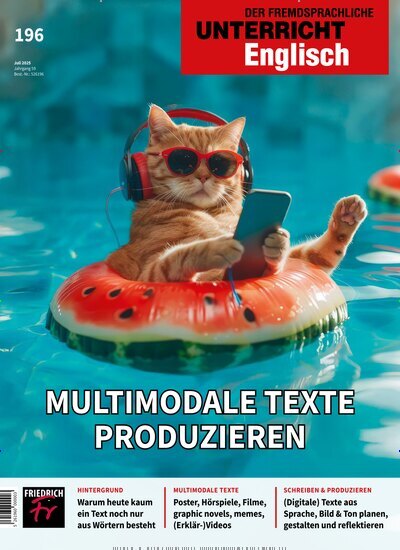 Titelbild der Ausgabe 196/2025 von Unterricht Englisch. Diese Zeitschrift und viele weitere Zeitschriften für Pädagogik als Abo oder epaper bei United Kiosk online kaufen.