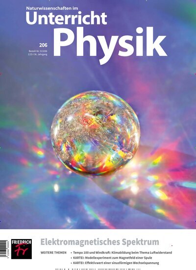 Titelbild der Ausgabe 206/2025 von Unterricht Physik. Diese Zeitschrift und viele weitere Zeitschriften für Pädagogik als Abo oder epaper bei United Kiosk online kaufen.