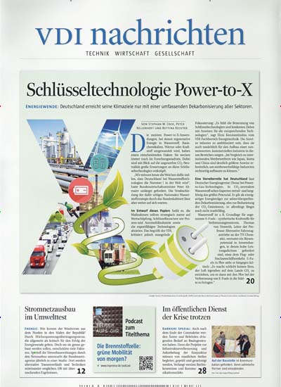 Titelbild der Ausgabe 1/2020 von VDI nachrichten. Diese Zeitschrift und viele weitere Businessmagazine als Abo oder epaper bei United Kiosk online kaufen.