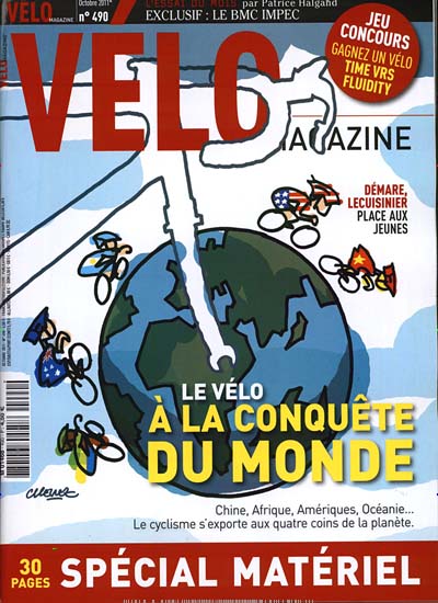 Titelbild der Ausgabe 490/2011 von Vélo Magazine France. Diese Zeitschrift und viele weitere Sportmagazine als Abo oder epaper bei United Kiosk online kaufen.