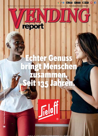 Titelbild der Ausgabe 1/2021 von Vending Report. Diese Zeitschrift und viele weitere Businessmagazine als Abo oder epaper bei United Kiosk online kaufen.