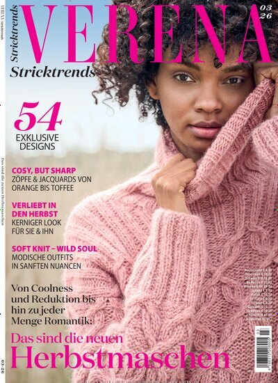 Titelbild der Ausgabe 3/2026 von Verena Stricktrends. Diese Zeitschrift und viele weitere Modemagazine und DIY-Magazine als Abo oder epaper bei United Kiosk online kaufen.
