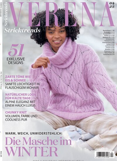 Titelbild der Ausgabe 4/2025 von Verena Stricktrends. Diese Zeitschrift und viele weitere Modemagazine und DIY-Magazine als Abo oder epaper bei United Kiosk online kaufen.