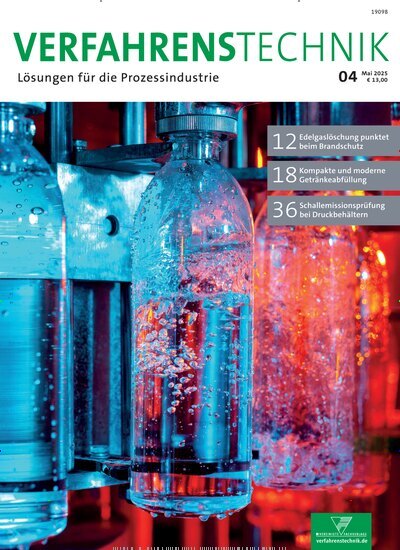 Titelbild der Ausgabe 4/2025 von Verfahrenstechnik. Diese Zeitschrift und viele weitere Industriemagazine und Handwerkmagazine als Abo oder epaper bei United Kiosk online kaufen.
