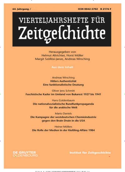 Titelbild der Ausgabe 3/2022 von Vierteljahrshefte für Zeitgeschichte. Diese Zeitschrift und viele weitere Wissenschaftsmagazine als Abo oder epaper bei United Kiosk online kaufen.