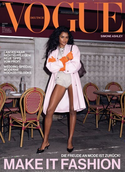 Titelbild der Ausgabe 5/2026 von VOGUE. Diese Zeitschrift und viele weitere Modemagazine und DIY-Magazine als Abo oder epaper bei United Kiosk online kaufen.