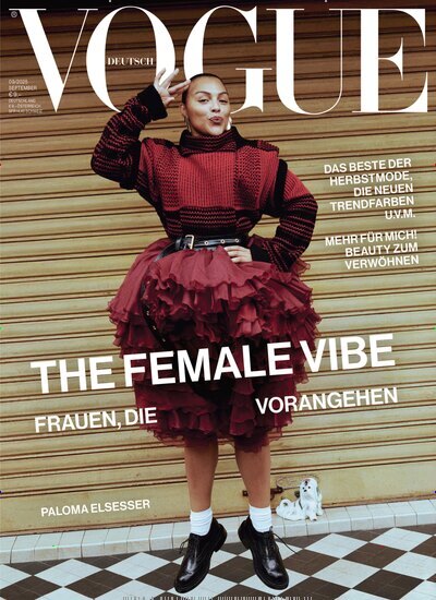 Titelbild der Ausgabe 9/2025 von VOGUE. Diese Zeitschrift und viele weitere Modemagazine und DIY-Magazine als Abo oder epaper bei United Kiosk online kaufen.