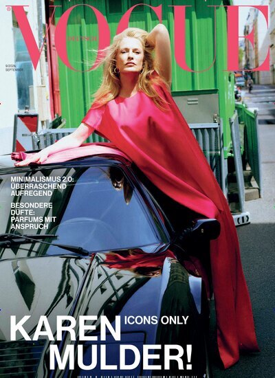 Titelbild der Ausgabe 9/2026 von VOGUE. Diese Zeitschrift und viele weitere Modemagazine und DIY-Magazine als Abo oder epaper bei United Kiosk online kaufen.
