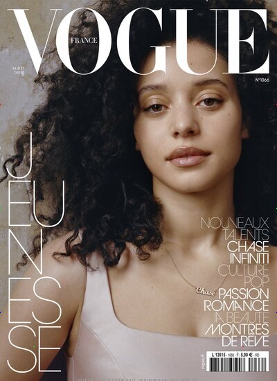 Titelbild der Ausgabe 4/2026 von Vogue Frankreich. Diese Zeitschrift und viele weitere Modemagazine und DIY-Magazine als Abo oder epaper bei United Kiosk online kaufen.