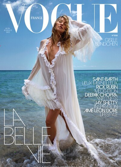 Titelbild der Ausgabe 6/2025 von Vogue Frankreich. Diese Zeitschrift und viele weitere Modemagazine und DIY-Magazine als Abo oder epaper bei United Kiosk online kaufen.