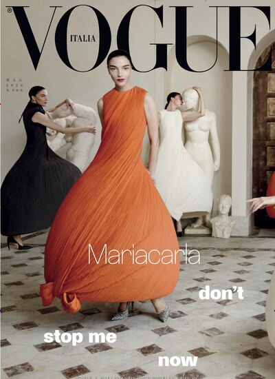 Titelbild der Ausgabe 4/2026 von Vogue Italien. Diese Zeitschrift und viele weitere Modemagazine und DIY-Magazine als Abo oder epaper bei United Kiosk online kaufen.
