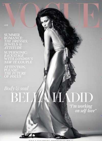 Titelbild der Ausgabe 6/2025 von Vogue UK. Diese Zeitschrift und viele weitere Modemagazine und DIY-Magazine als Abo oder epaper bei United Kiosk online kaufen.