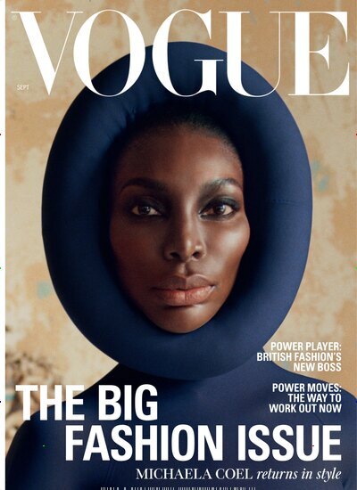 Titelbild der Ausgabe 9/2025 von Vogue UK. Diese Zeitschrift und viele weitere Modemagazine und DIY-Magazine als Abo oder epaper bei United Kiosk online kaufen.