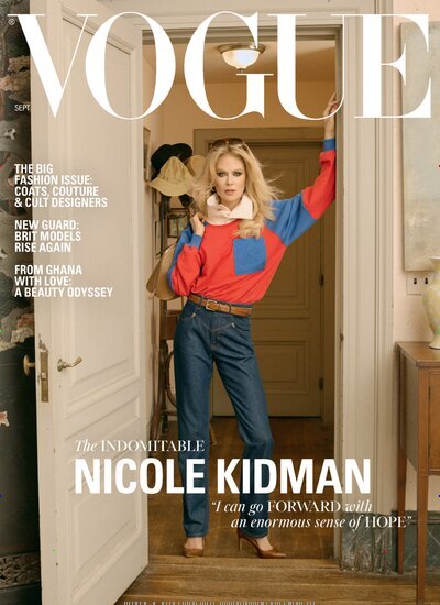 Titelbild der Ausgabe 9/2026 von Vogue UK. Diese Zeitschrift und viele weitere Modemagazine und DIY-Magazine als Abo oder epaper bei United Kiosk online kaufen.