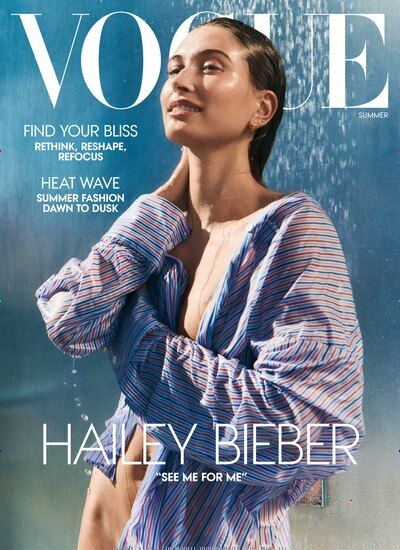 Titelbild der Ausgabe 6/2025 von Vogue USA. Diese Zeitschrift und viele weitere Modemagazine und DIY-Magazine als Abo oder epaper bei United Kiosk online kaufen.