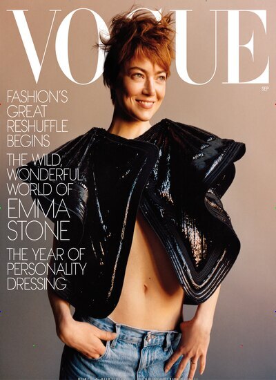 Titelbild der Ausgabe 9/2025 von Vogue USA. Diese Zeitschrift und viele weitere Modemagazine und DIY-Magazine als Abo oder epaper bei United Kiosk online kaufen.